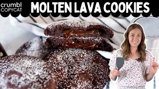 Crumbl Molten Lava Cookie Copycat Recipe