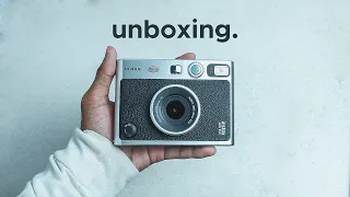 kamera hybrid retro parah! Unboxing INSTAX MINI EVO Indonesia