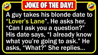 🤣 BEST JOKE OF THE DAY! - A guy meets a beautiful blonde and asks her out on... | Funny Daily Jokes