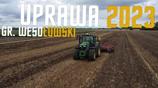 ☆  Uprawa 2023 ☆  John Deere 6R155 & Kuhn ☆  Gr. Wesołowski ☆ 4K ☆  KARTV