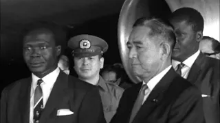 Prime Minister Milton Obote Welcomed to Japan by Prime Minister Eisaku Satō | July 1965