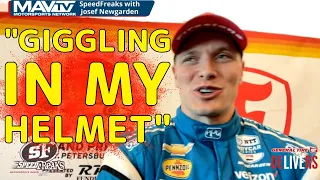 Josef Newgarden: I was Giggling In My Helmet