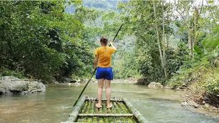 HOW TO BUILD BOAT FROM BAMBOO 2021 | Lý Thị Ca - Ep.61