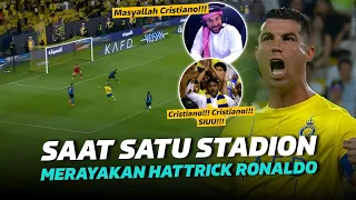 Komentator Sampe Angkat Topi Buat Ronaldo!! Saat Satu Stadion Dibuat Kagum Aksi Ronaldo Vs Al Wehda