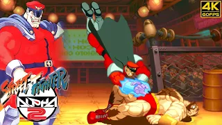 Street Fighter Alpha 2 - M. Bison (Arcade / 1996) 4K 60FPS