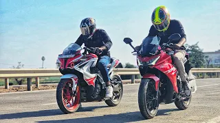 Karizma Xmr210 vs Pulsar Rs200 Race | Comparison