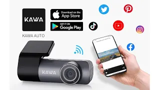 KAWA Dash Cam 2K Mini-Frontkamera für Autos
