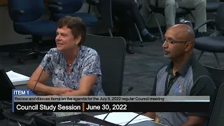 Council Study Session - 6/30/2022