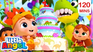 Happy Birthday to you | Little Angel | Nursery Rhymes & Cartoons for Kids | Moonbug