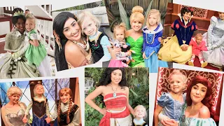 *EVERY* DISNEY PRINCESS AT DISNEYLAND!