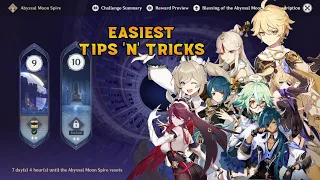 3.0 Spiral Abyss Floor 9 & 10 || Easiest Tips n Tricks || Full F2P Beginners Guide || Genshin Impact