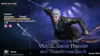 Summoning the Vergil: Count Thunder and His weapon Thunderous Spark