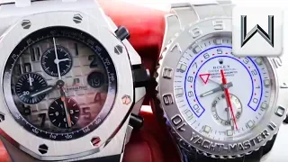 Rolex Yacht Master II WG vs PLATINUM Audemars Piguet Royal Oak Offshore 26470PT.OO.1000PT.01 116689