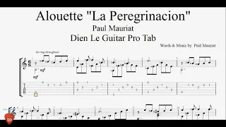 Alouette 'La Peregrinacion' by Al Verlane - Guitar Tabs