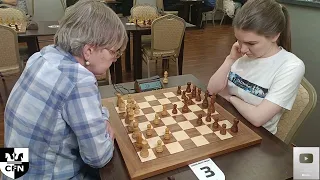 WFM V. Gansvind (1879) vs WFM Fatality (2016). Chess Fight Night. CFN. Blitz