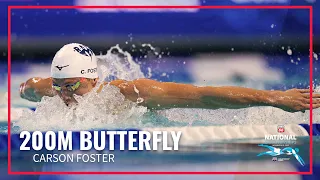Foster Wins & Heilman Breaks Record Men's 200M Butterfly | 2023 Phillips 66 National Championships