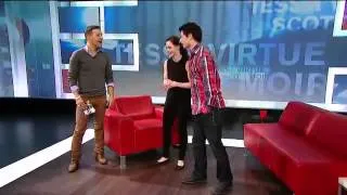 Tessa Virtue And Scott Moir Throw Shapes For Canada Day