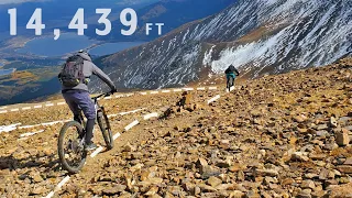 Conquering the highest peak in the Rockies on Mountain Bikes | Mt. Elbert, CO