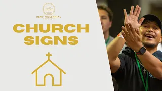Part 1 - learn American Sign Language church vocabulary