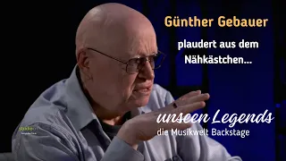 Bassist Günther Gebauer - Studiomusiker aus Leidenschaft