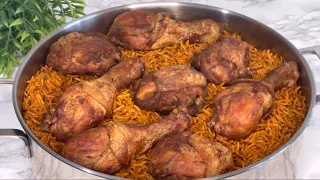 Chicken Jollof Rice Recipe! Soo Delicious