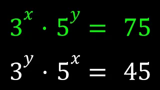 An Exponential System | Real Solutions