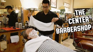 💈 Classic Hot Lather Shave at Santa Fe's Oldest Traditional Barbershop | The Center Barbershop