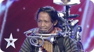 One Man Band by Yon Gondrong - AUDITION 4 - Indonesia's Got Talent [HD]