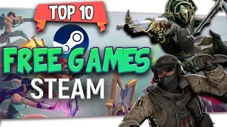 👨‍👦‍👦 👨‍👧‍👧  Top Ten "Most Popular Free Games On Steam" Winter 2019 | SKYLENT