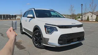 2023 KIA Niro EV Wave: Start Up, Walkaround, POV, Test Drive and Review