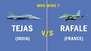 The Comparison between France Rafale vs india's Tejas 4th Gen fighter Jet