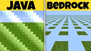 100 Nuevas Diferencias Java VS Bedrock!