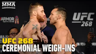 Justin Gaethje vs. Michael Chandler Weigh-In Staredown | UFC 268 | MMA Fighting