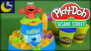 Play Doh Toy Videos! Sesame Street Elmo Color Mixer with Cookie Monster, Ernie, Big Bird & More!