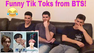FNF REACTING to BTS Tik Tok's that my mom has sent me | BTS REACTION