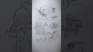 Here’s How to Draw Buildings! ✏️ #art #drawing #shortsfeed #shorts