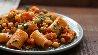 Healthy Chickpea Pasta (Plant-Based) | Easy One Pot Vegan Recipe!