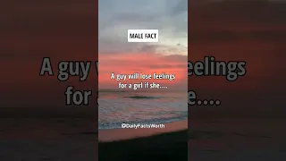 A guy will lose feelings for a girl if she.... #shorts