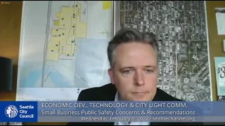 Seattle City Council Committee on Economic Development, Technology and City Light 2/9/22