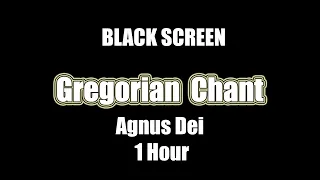 Gregorian Chant Agnus Dei 1 Hour [BLACK SCREEN]