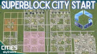 Are SUPERBLOCKS the PERFECT City Start in Cities Skylines 2? | Early Access Gameplay