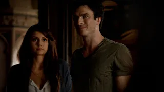 TVD 5x3 - Katherine is going with Damon and Elena to the bar they dreamed about | Delena Scenes HD