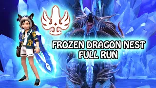 Dragon Nest SEA - Frozen Dragon Nest LB21 Full Run - Slacking Gladiator POV
