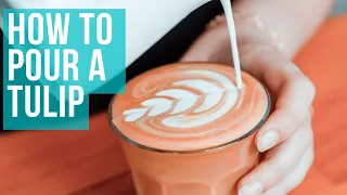 A Quick Latte Art Lesson - The Tulip Pattern