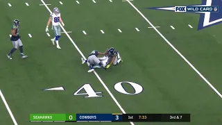 Allen Hurns Gruesome Ankle Injury   Seahawks vs  Cowboys   NFL