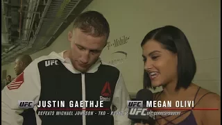 Justin Gaethje 'I told you I wasn't scared'