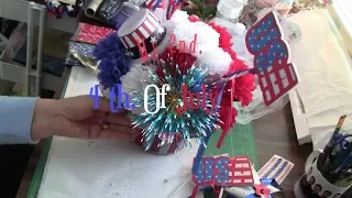 My 2nd. Easy Peasy  Dollar Tree 4th. Of July DIy