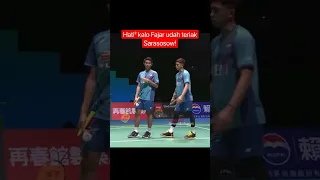 Semangat "SARASOSOW" bikin lawan kacau, Fajar/Rian VS Lane/Vendy, BWC Japan 2022