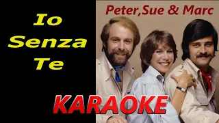 Io Senza Te - KARAOKE -Peter,Sue & Marc. (Eurovision Song Contest 1981 Switzerland)🌹