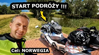 Rozpoczynam Podróż do Norwegii !!! - Pakuję rzeczy na Motocykl i jadę na Prom! *Spotykam Widzów *692